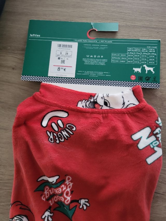 Pijama Navidad para Mascotas