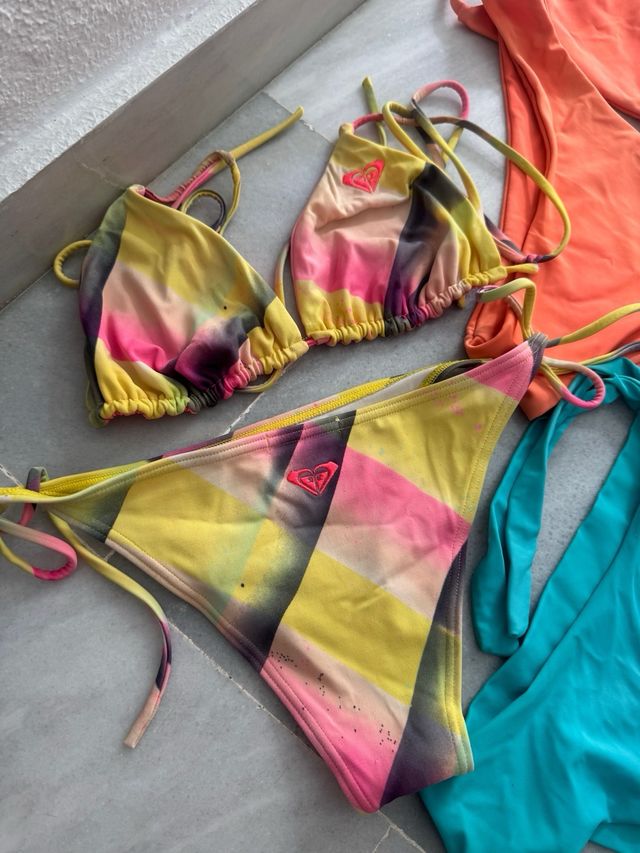 Lote 3 vestidos playa y bikinis Talla M 40-42