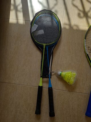 Set de 3 raquetas y volantes 