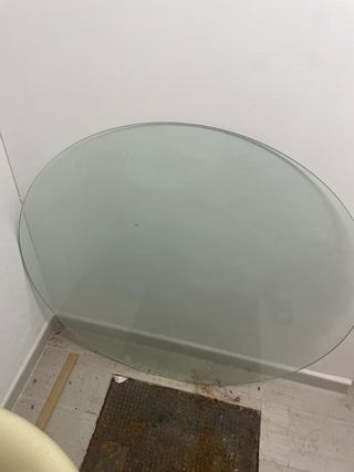 Cristal redondo para mesa