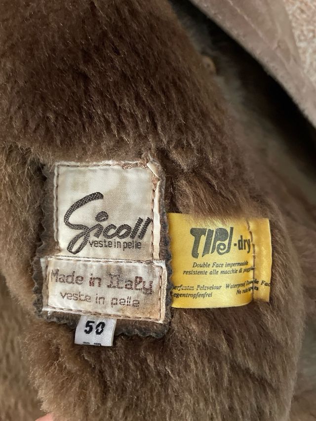 Montone invernale in vera pelle 100% made in italy