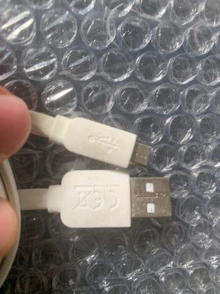 Cable USB 2.0 A Micro USB 1m Blanco