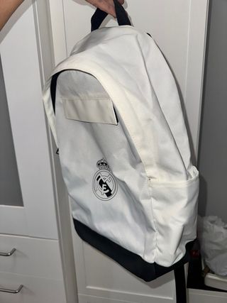 Mochila Adidas Real Madrid Blanca Negra