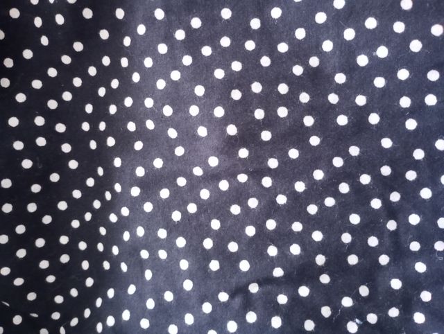 Blusa negra Mujer Lunares blancos