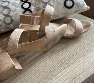 Sandalias Tacón Beige H&M