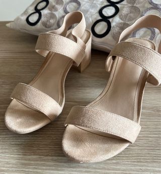 Sandalias Tacón Beige H&M