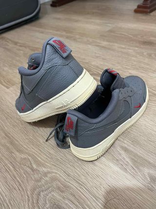 Zapatillas Nike Air Force 1 Gris/Rojo