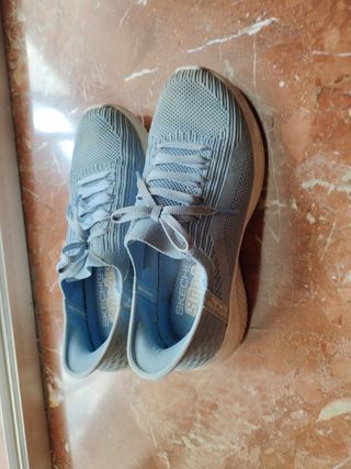Zapatillas Skechers Slip-Ins Azul Mujer