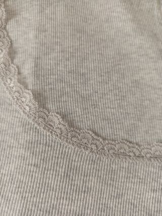 Camiseta tirantes gris talla XL