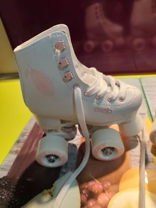 Patines blancos Oxelo talla 28