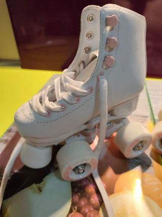 Patines blancos Oxelo talla 28