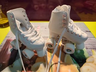 Patines blancos Oxelo talla 28