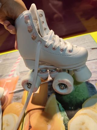 Patines blancos Oxelo talla 28