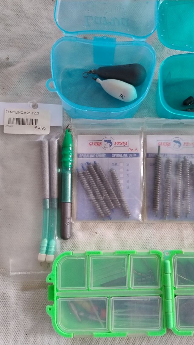 Piombi da pesca assortiti