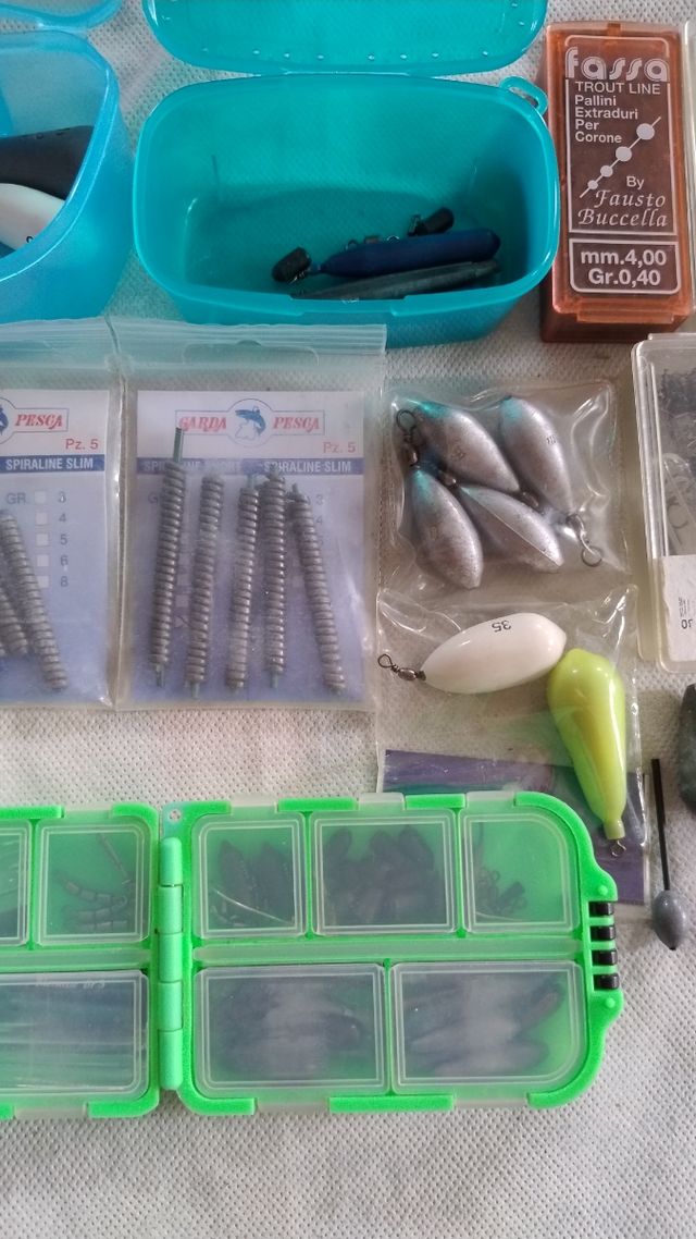 Piombi da pesca assortiti