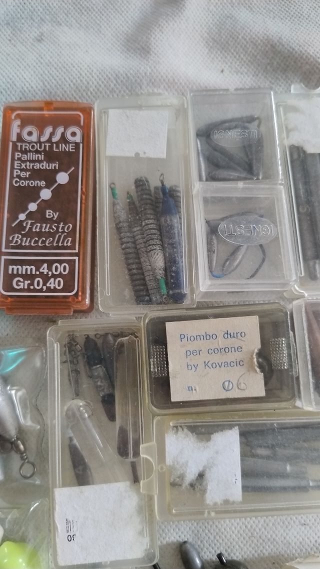 Piombi da pesca assortiti