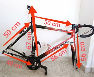 Cuadro Ridley Damocles carbono -
carretera