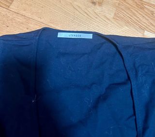 Top Uterqüe Negro inspiracion Yves Saint Laurent