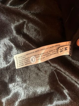 Top Uterqüe Negro inspiracion Yves Saint Laurent