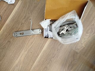 6 juegos manivelas puerta de diseño cuadrado