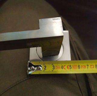 6 juegos manivelas puerta de diseño cuadrado