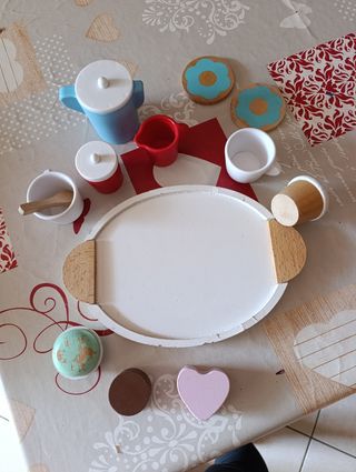 Set da tè in legno per bambini