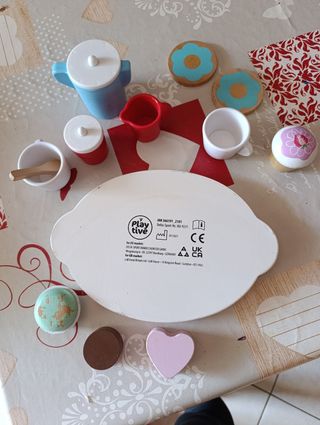 Set da tè in legno per bambini