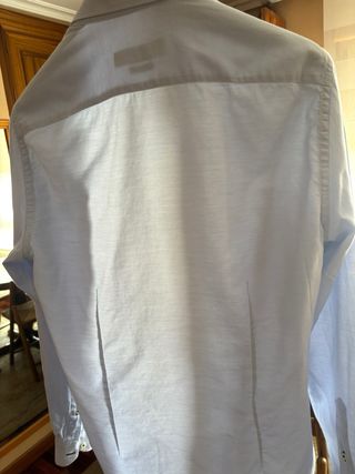 Camisa Zara Man Azul Talla M