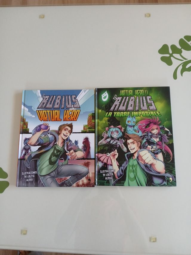 Libros del rubius Virtual Hero I y II