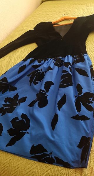 Vestido fiesta vintage años 80