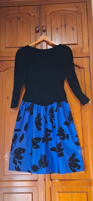 Vestido fiesta vintage años 80