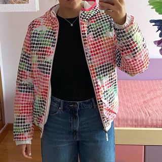 Chaqueta/Plumas de esquí multicolor reversible