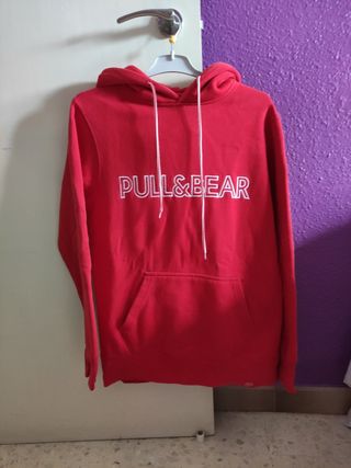 Sudadera Pull&Bear Roja