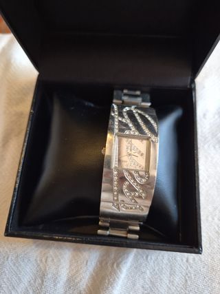 Reloj Guess Original Plateado y Blanco