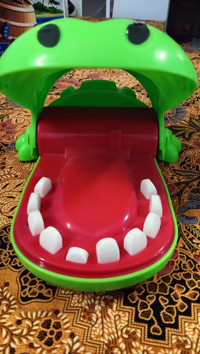 Coco Dentista Giocattolo Coccodrillo Verde