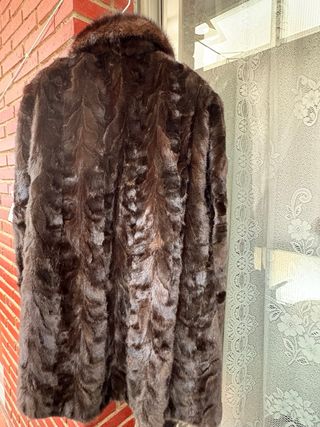 Chaquetón de piel para mujer