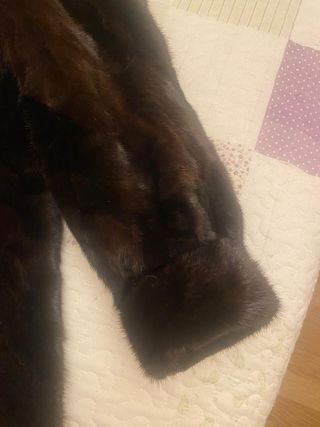 Chaquetón de piel para mujer