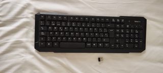 Teclados Genius concable y Selecline Negro wireles