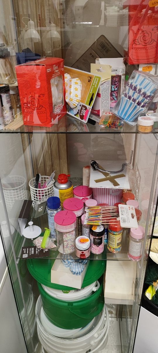 Expositor de cristal 170 cm de alto