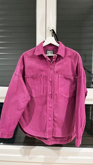 Sobrecamisa oversize morada 