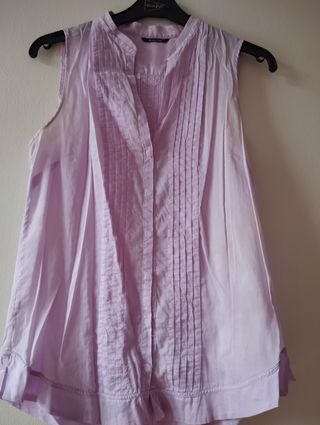 Blusa Massimo Dutti Morada