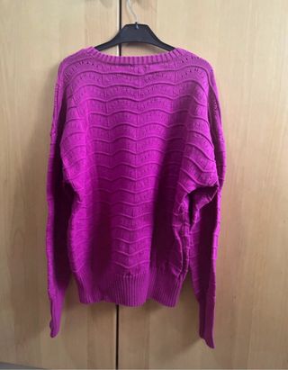 Jersey rosa tejido