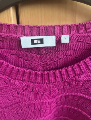 Jersey rosa tejido