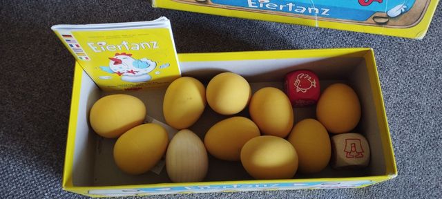 Juego Eiertanz HABA Huevos Bailando