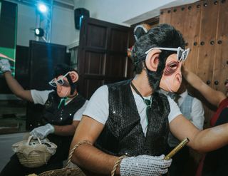 Disfraz Dinosaurio T-Rex Hora Loca Boda y Monos