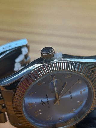 Reloj RICEGO Hombre Azul y Plateado