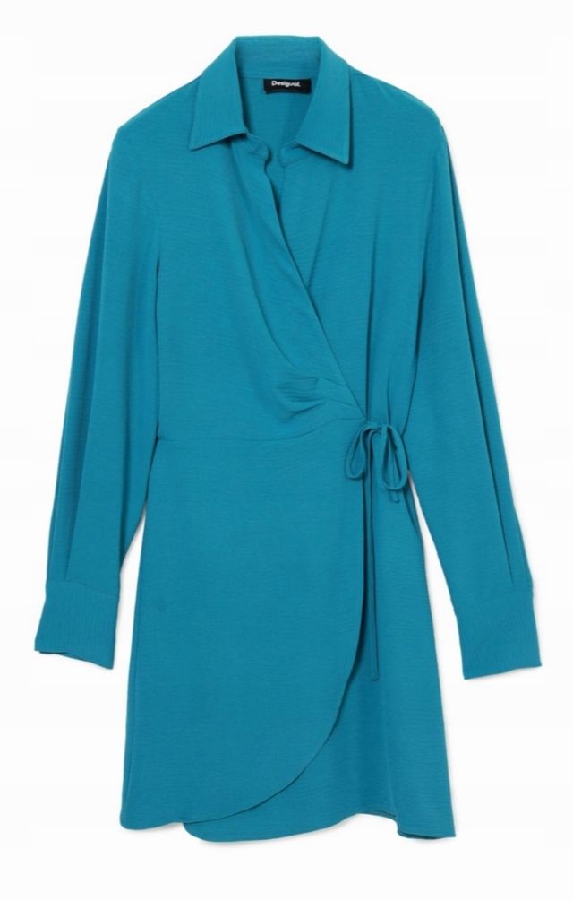 Vestido Desigual manga larga azul