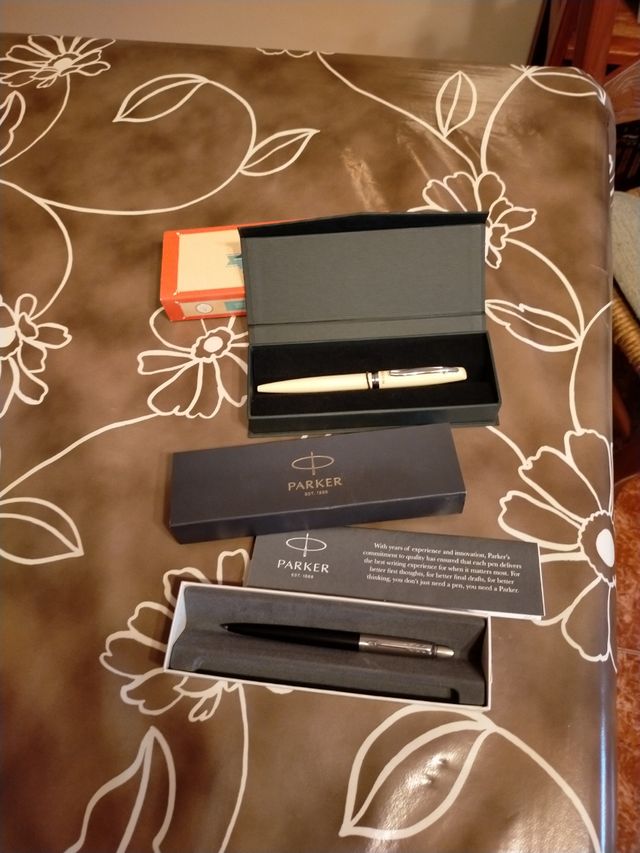 Juego de bolígrafos Parker Inoxcrom sin estrenar