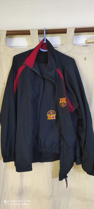 Chándal FC Barcelona Negro y Rojo