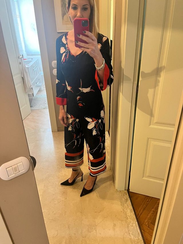 Tuta donna fantasia floreale